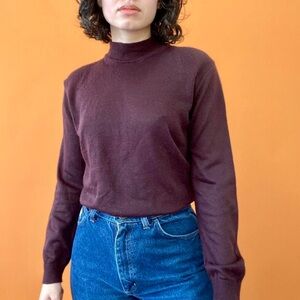 Women's Burgundy Sweater